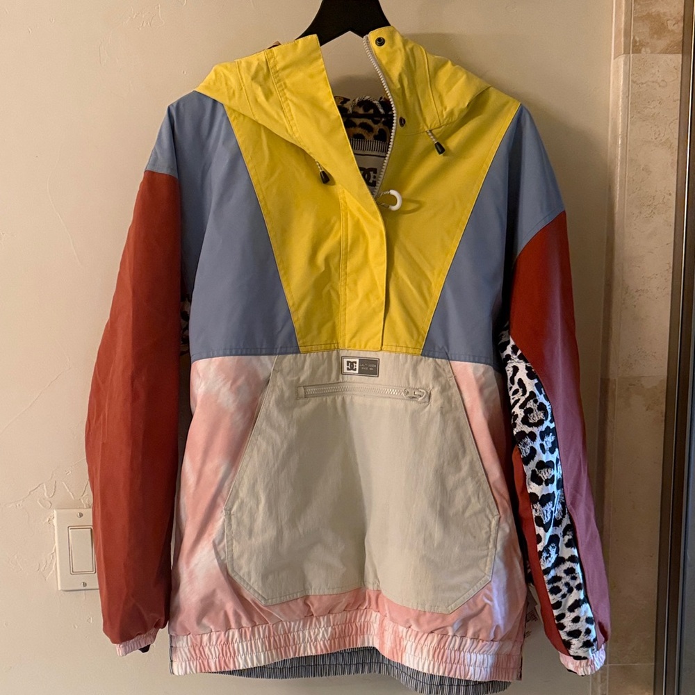 DC Yellow Jacket with Animal Print Lining